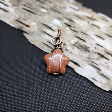 Load image into Gallery viewer, Copper Pendant Wrap Adventurine Star