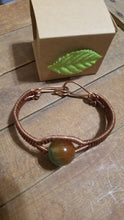 Load image into Gallery viewer, Woven bracelet with bead