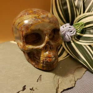 Large carved cystal skull