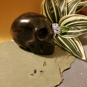 Large carved cystal skull