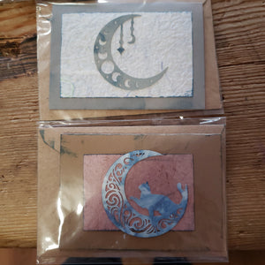Small Cresent Moon Card w/ Envelope