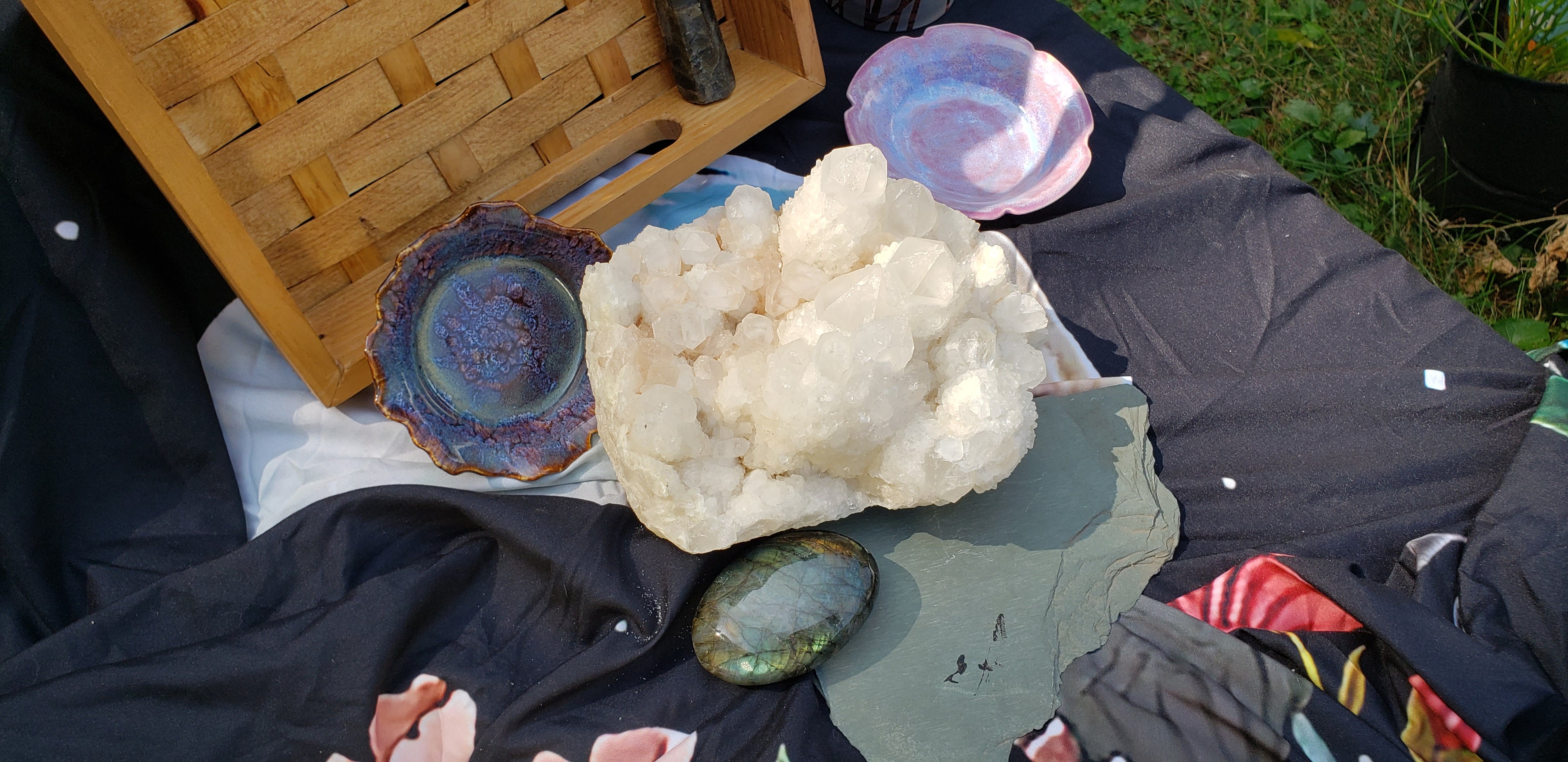 Large Quartz Cluster Specimen Crystal