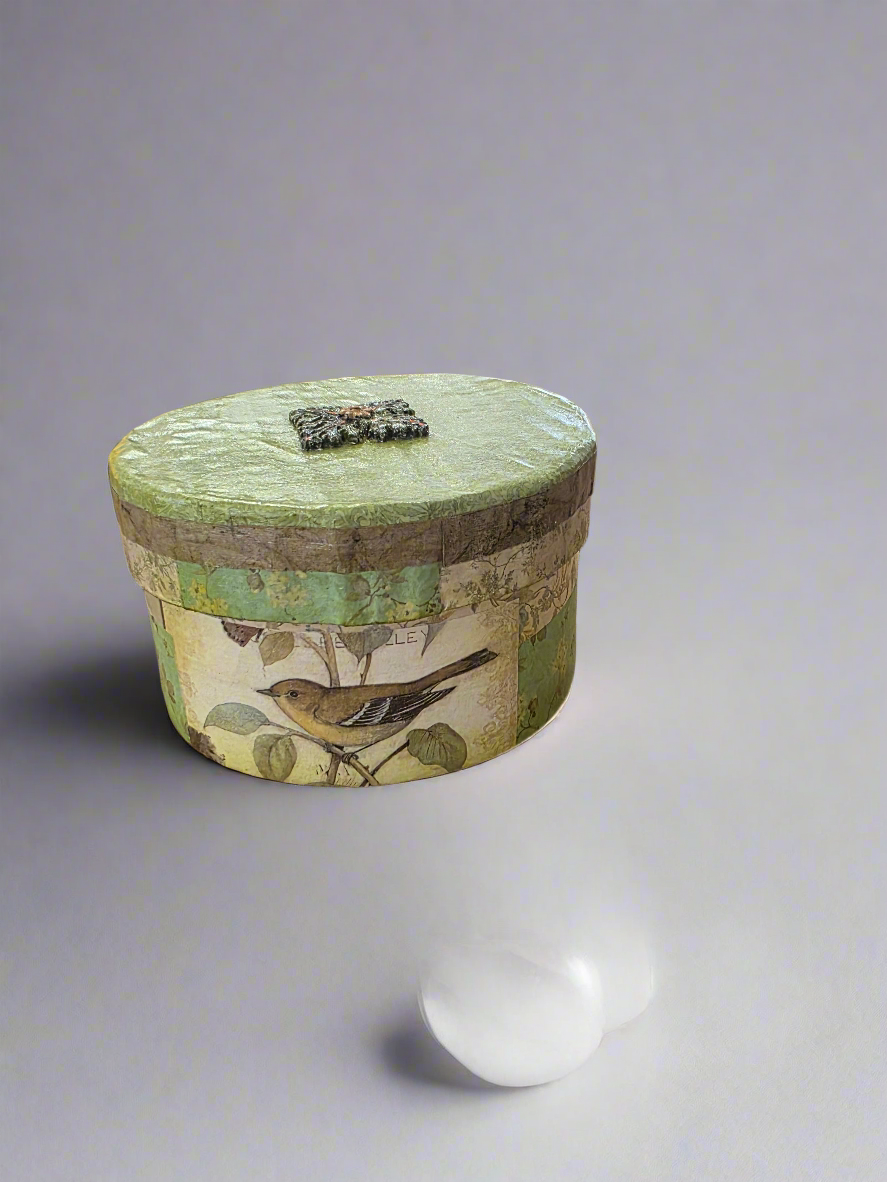 Trinket Gift Box Bird Multimedia Handcrafted