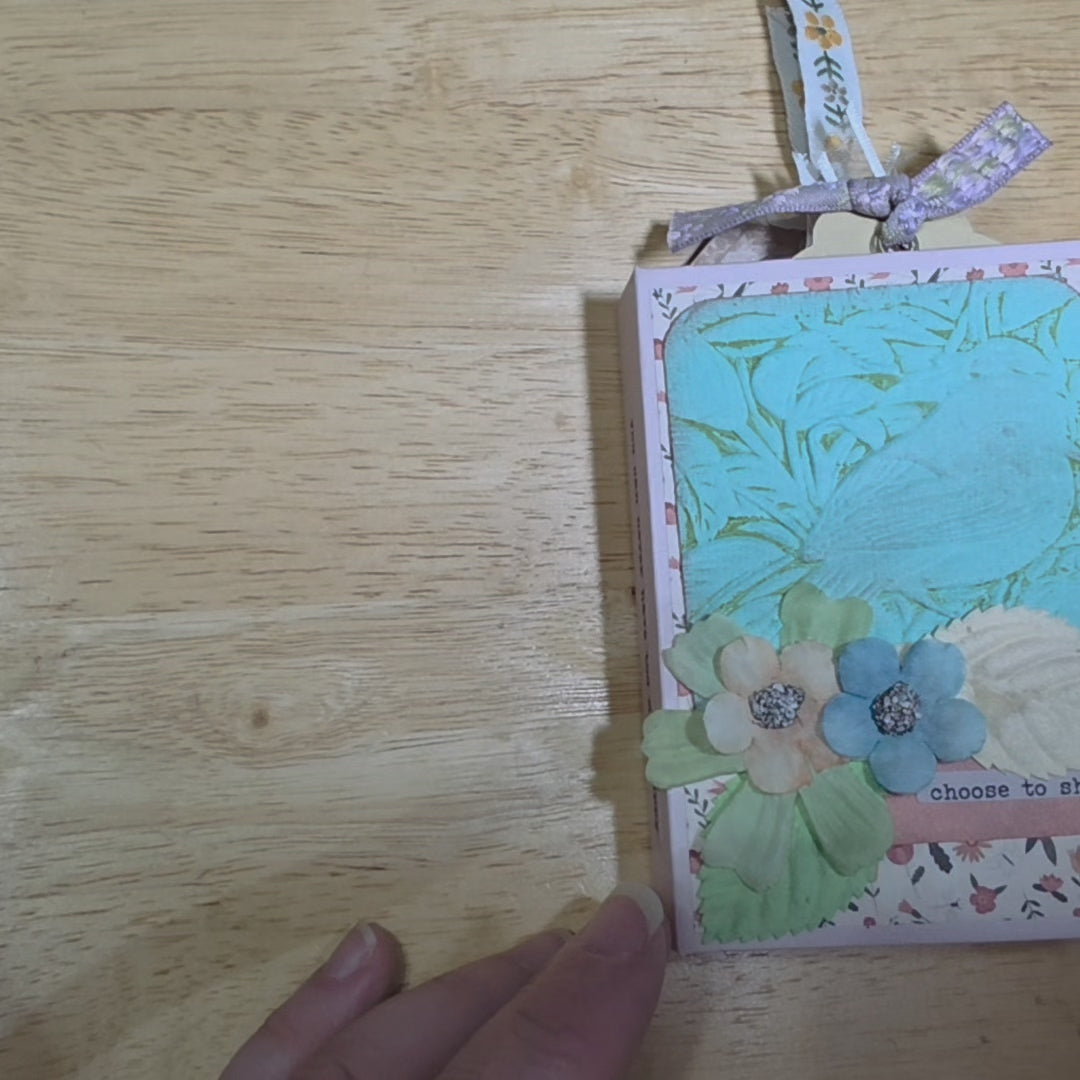 Spring Bird Flip Journal, Travel Journal, Gift Journal, Memory Journal
