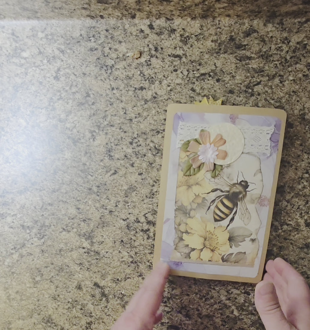 Handmade Journal "Embacing The Journey"
