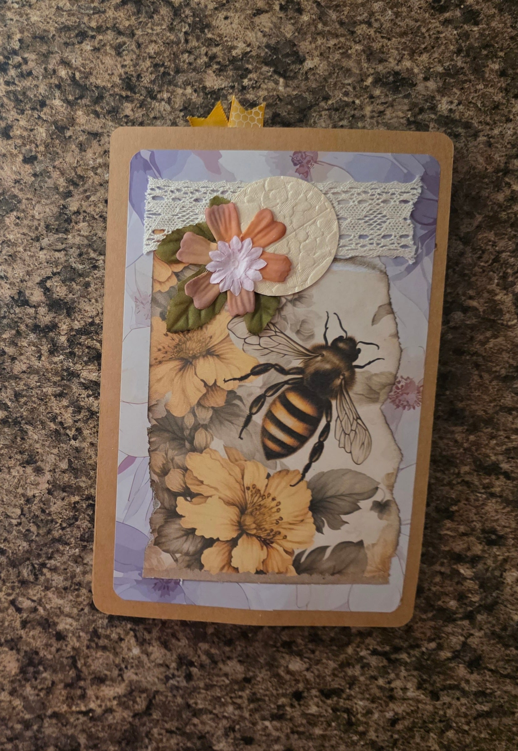 Handmade Journal "Embacing The Journey"