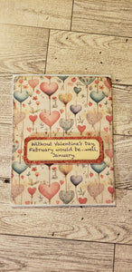 Valentine's Day Card Digital Art Handmade Papers