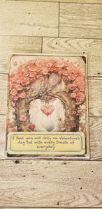 Valentine's Day Card Digital Art Handmade Papers