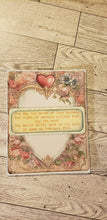Load image into Gallery viewer, Valentine&#39;s Day Card Digital Art Handmade Papers