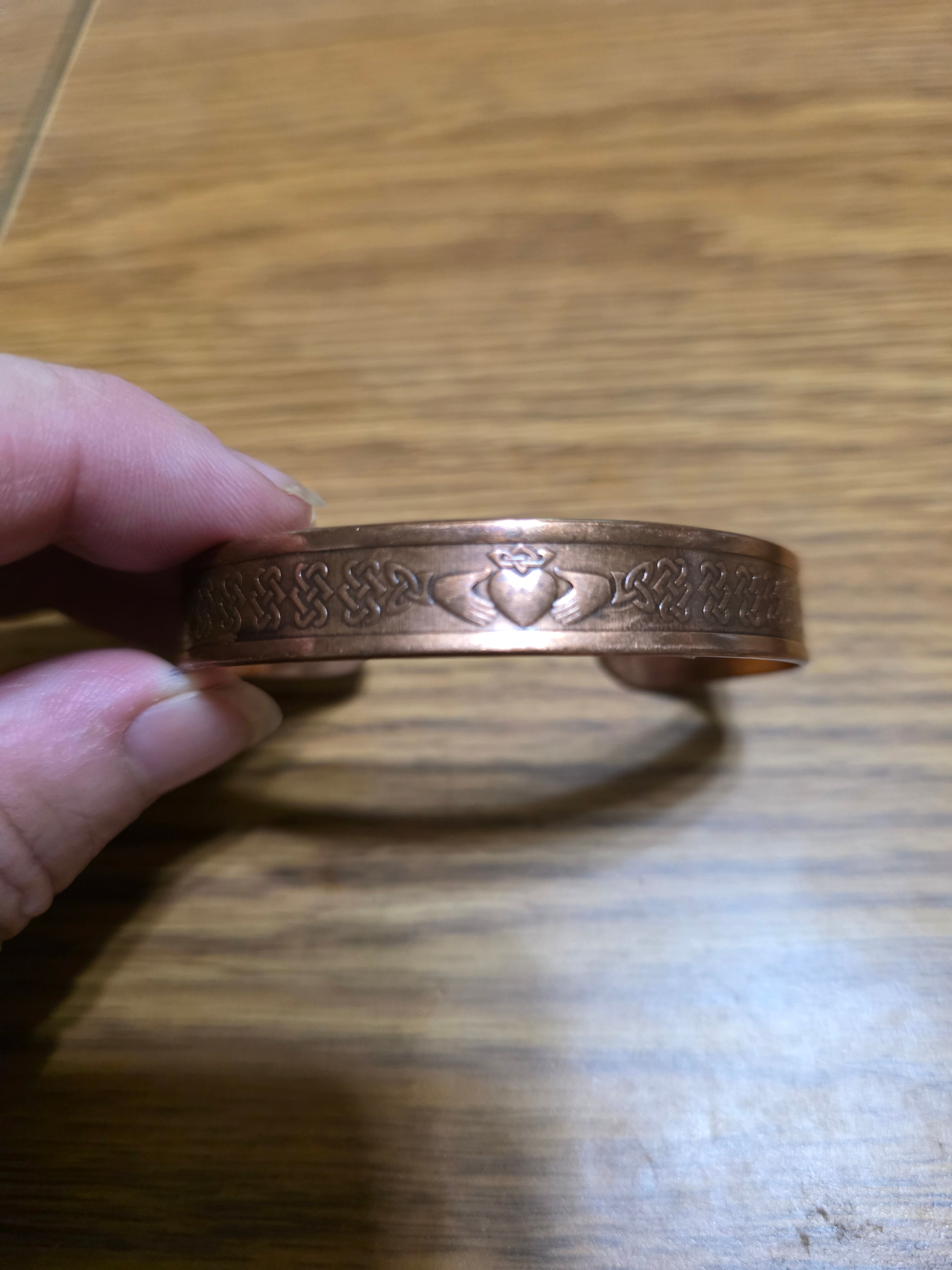 Copper Celtic Cuff