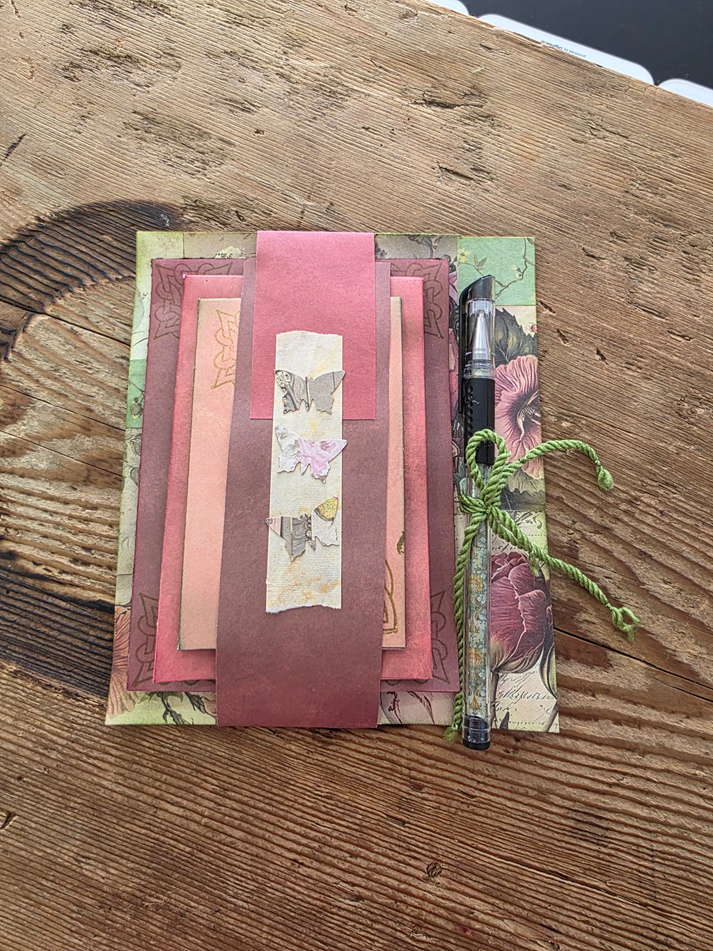 Butterfly Flip Journal, Travel Journal, Gift Journal, Memory Journal