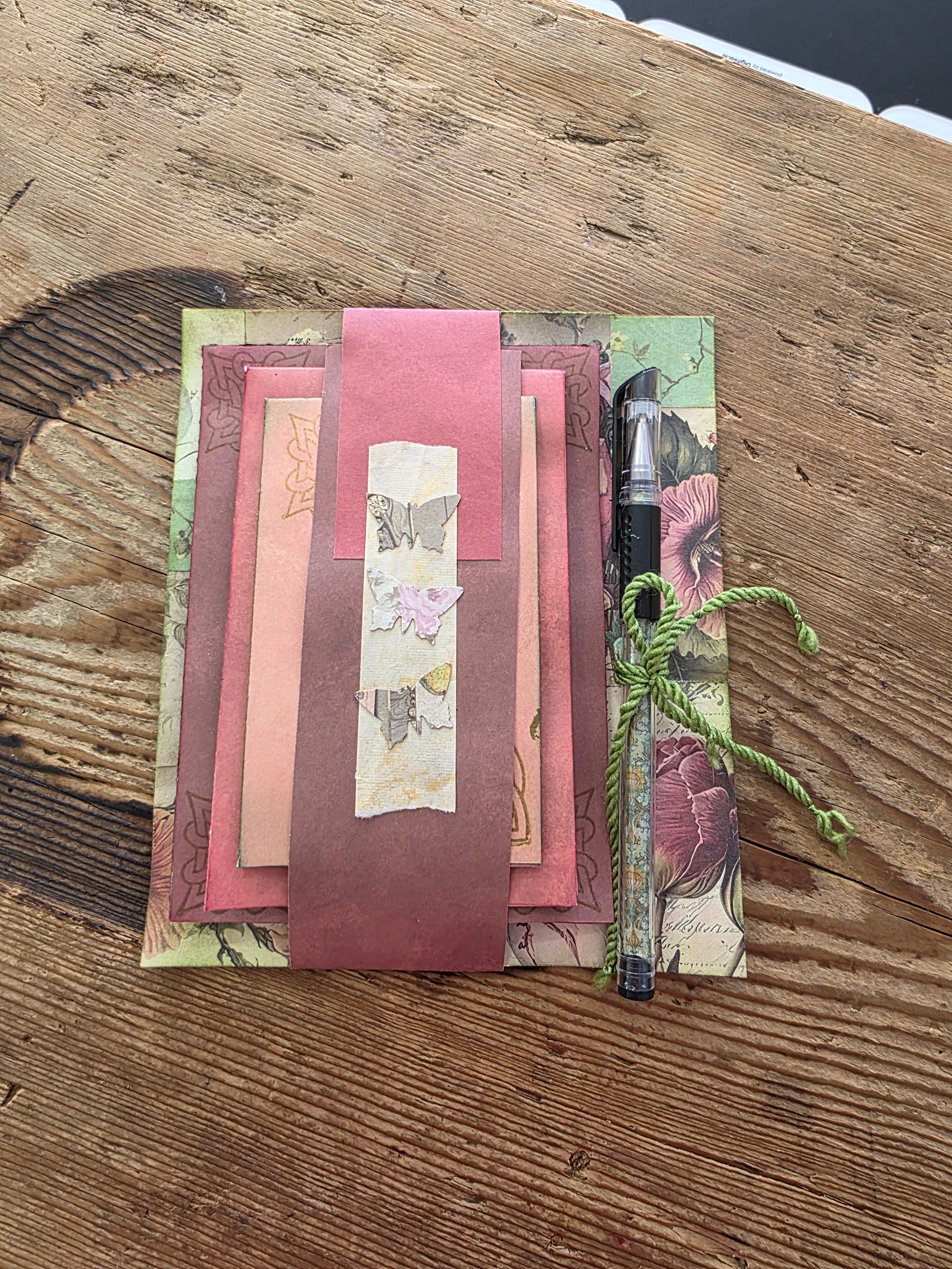 Butterfly Flip Journal, Travel Journal, Gift Journal, Memory Journal