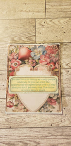 Valentine's Day Card Digital Art Handmade Papers