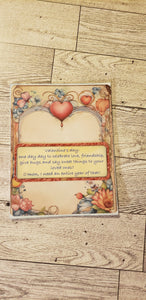 Valentine's Day Card Digital Art Handmade Papers