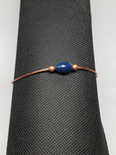 Load image into Gallery viewer, Reclaimed Copper Cable Bracelet with Accent Bead