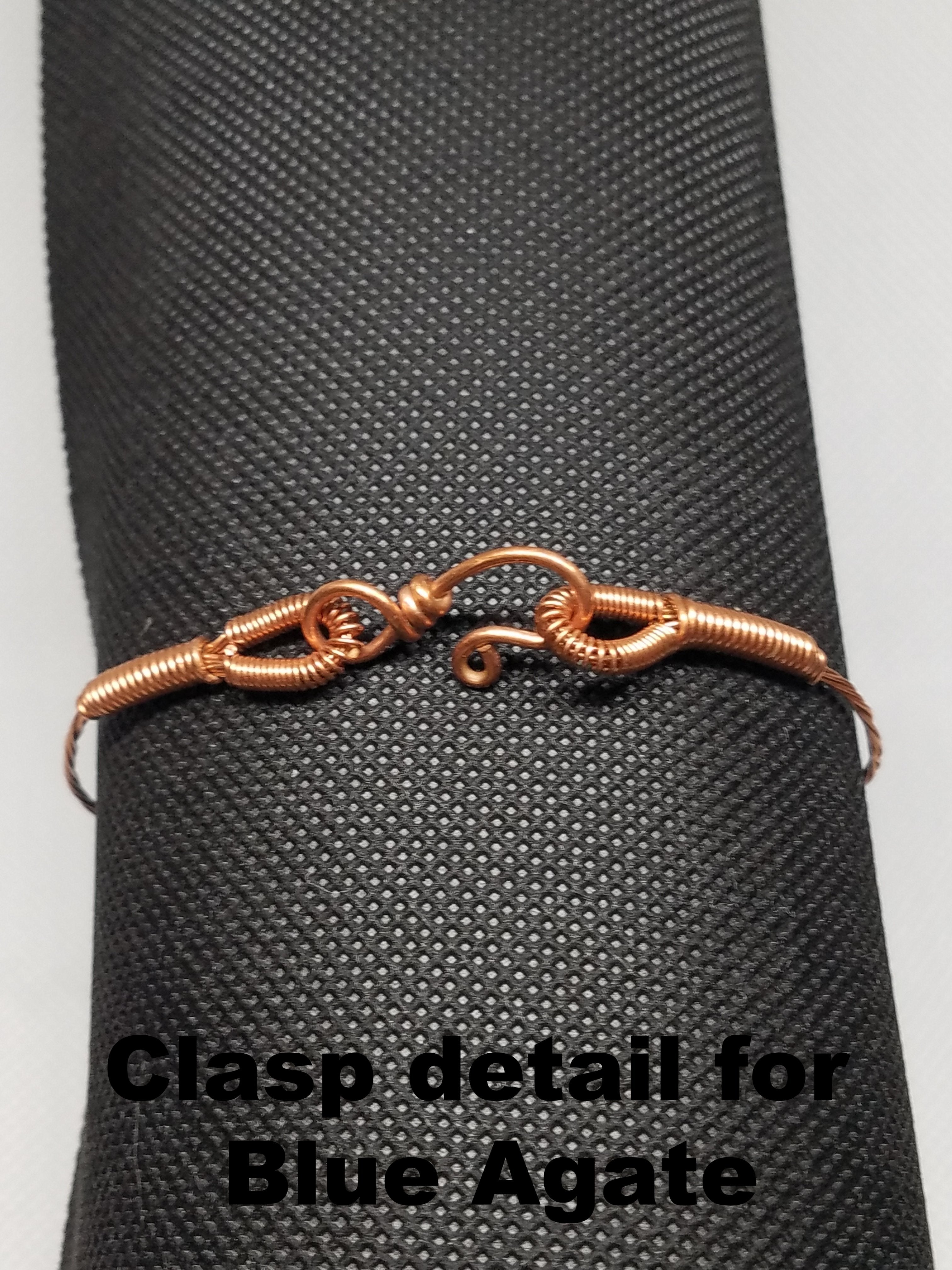 Reclaimed Copper Cable Bracelet with Accent Bead