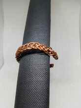 Load image into Gallery viewer, Unisex Copper Box Braid Cuff bracelet