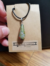 Load image into Gallery viewer, Gem Stone Pendant w cord